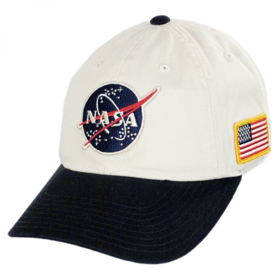 American Needle NASA United Slouch Strapback Baseball Cap Dad Hat All ...
