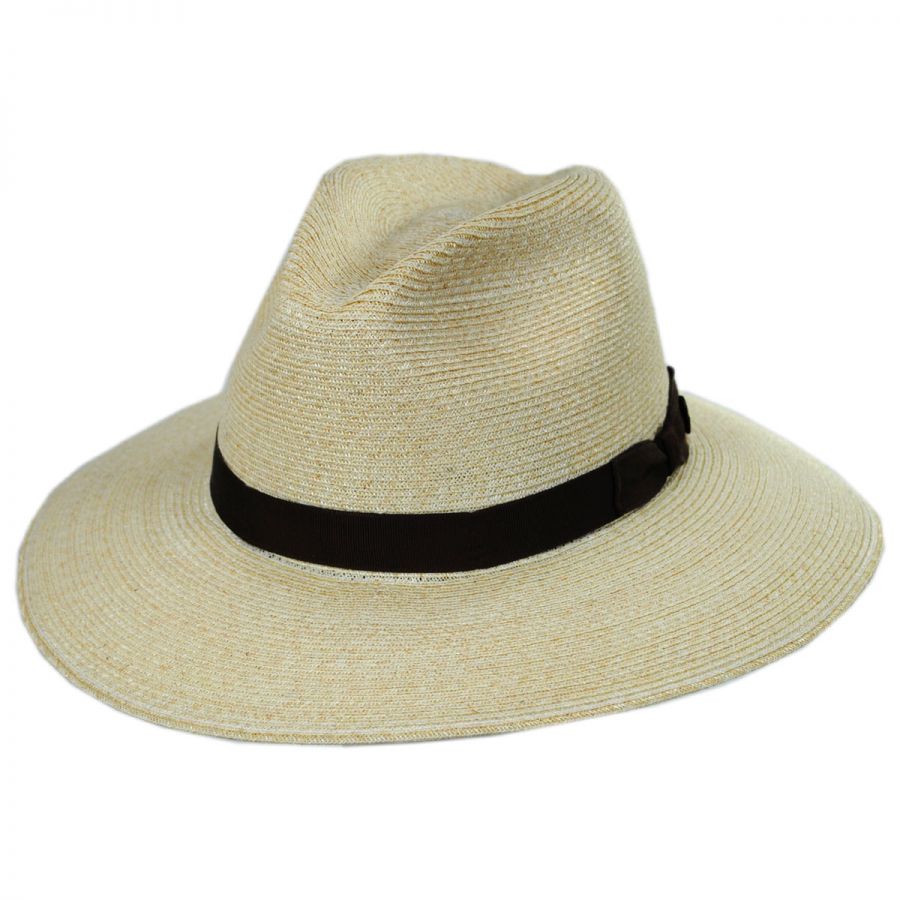Stetson Sundowner Hemp Straw Fedora Hat Straw Fedoras