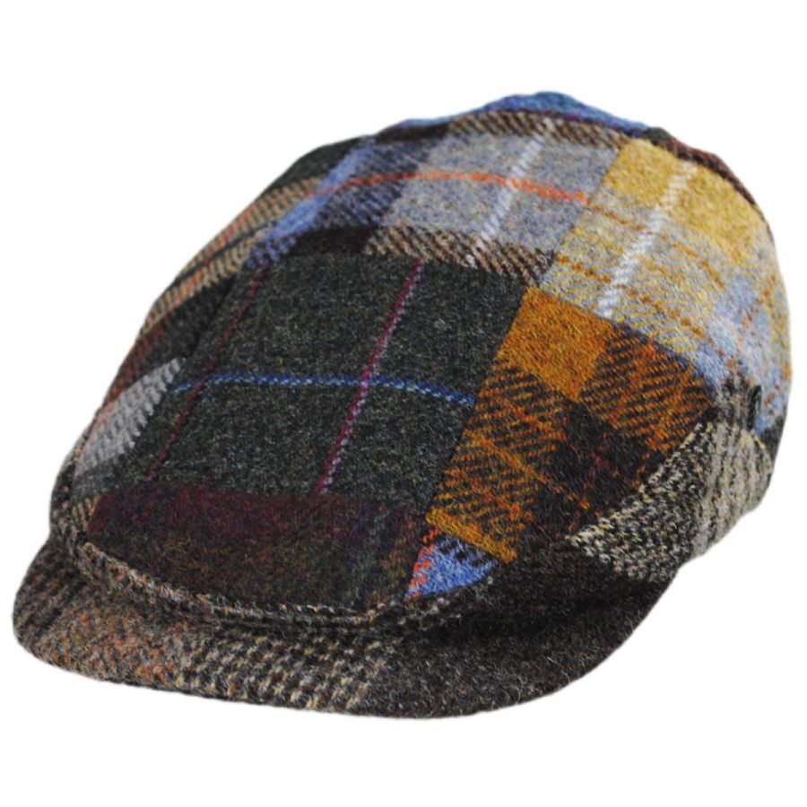 City Sport Caps Patchwork Donegal Tweed Wool Ivy Cap Flat Caps (View All)