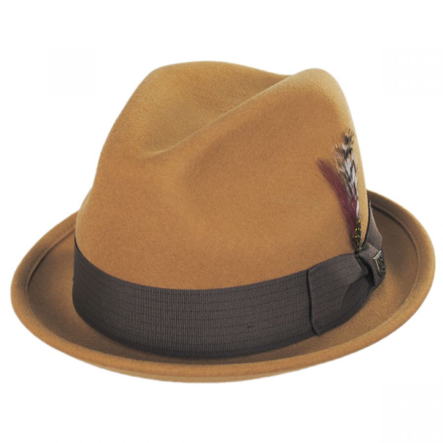 Brixton Hats Gain Wool Felt Fedora Hat All Fedoras