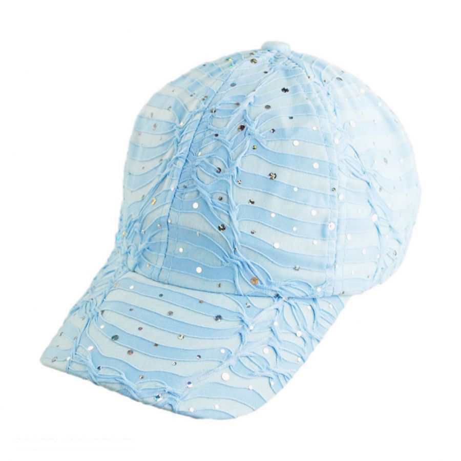 Something Special Jewel Adjustable Baseball Cap Sequin Hats