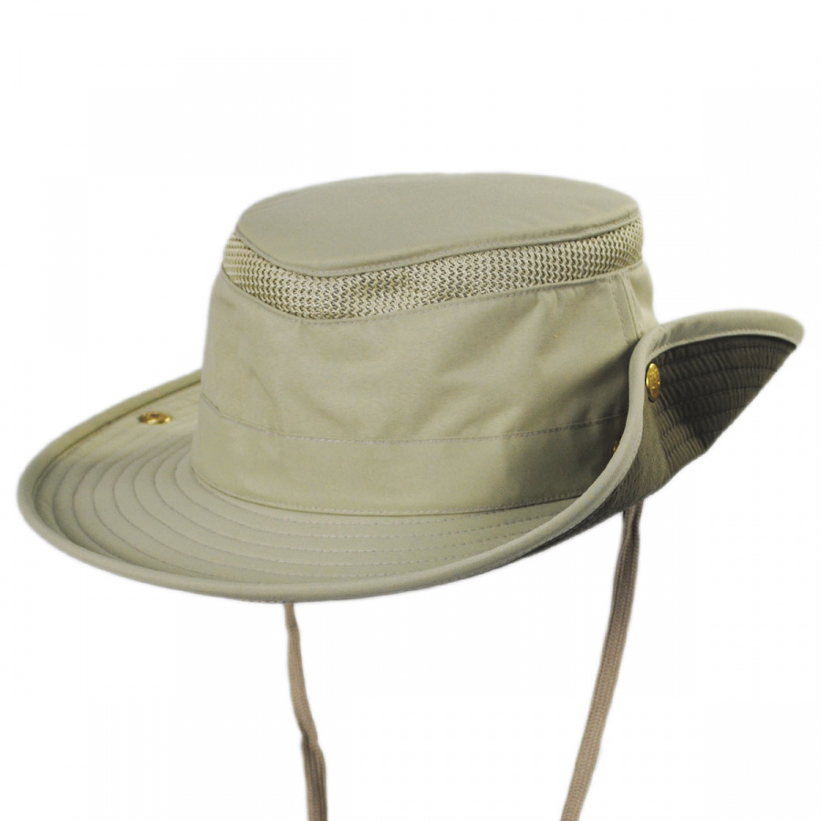 Unisex Safari Sun Bucket Hat with Hidden Cash/Card Pocket - Lightweight -  100% Quik-Dry Nylon - 50 UPF-UV Sun Protection