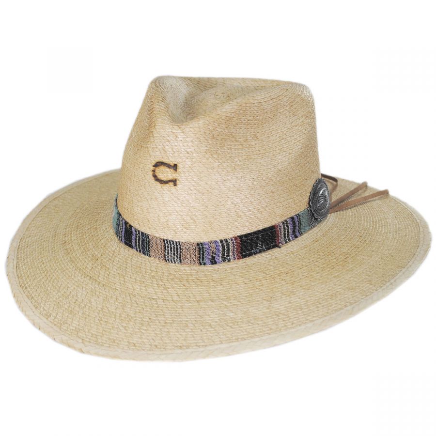 Charlie 1 Horse Saltillo Palm Straw Fedora Hat Straw Hats