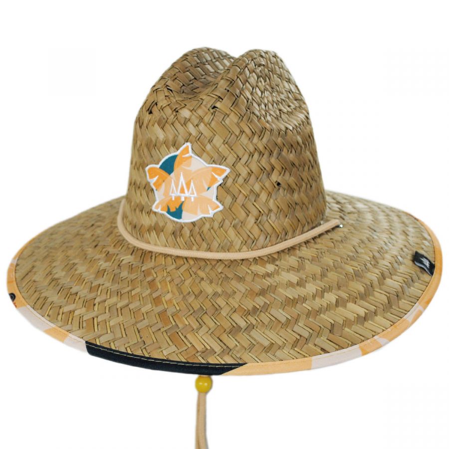 Hemlock Hat Co Grandview Straw Lifeguard Hat Straw Hats
