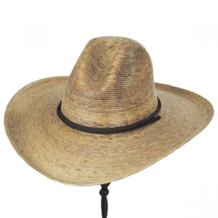 Tula Hats Pecos Palm Straw Gus Western Hat: Size: L/XL Tan
