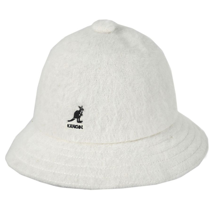 KANGOL買うならHL帽子KANGOL Furgora Bucket White XLサイズ アンゴラ 