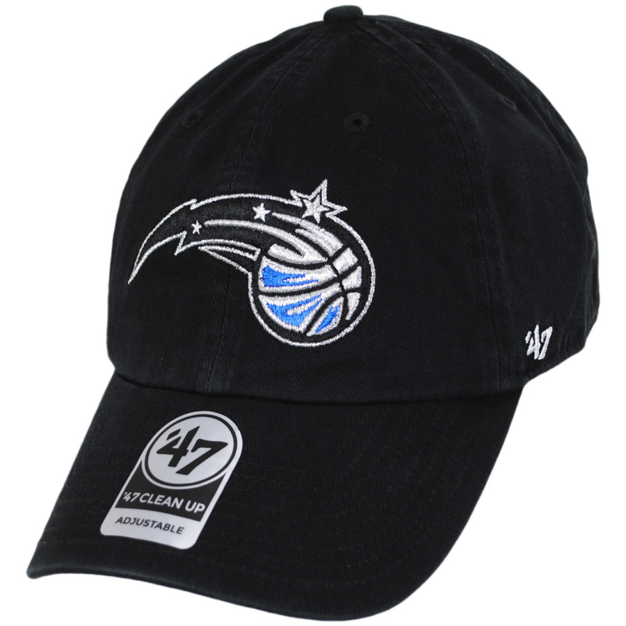 47 Brand Orlando Magic NBA Clean Up Strapback Baseball Cap Dad Hat NBA  Basketball Caps