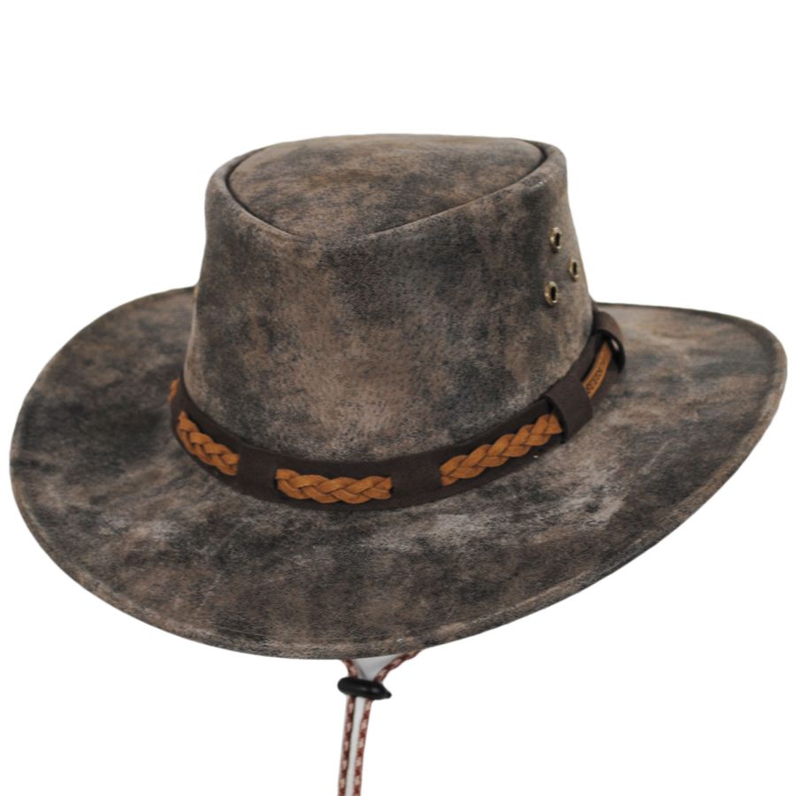 Stetson Canberra Distressed Suede Aussie Hat Cowboy & Western Hats
