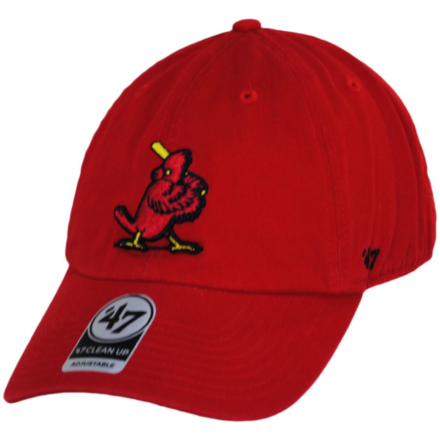 47 Brand Men's Red, Tan St. Louis Cardinals Four Stroke Clean Up Trucker  Snapback Hat