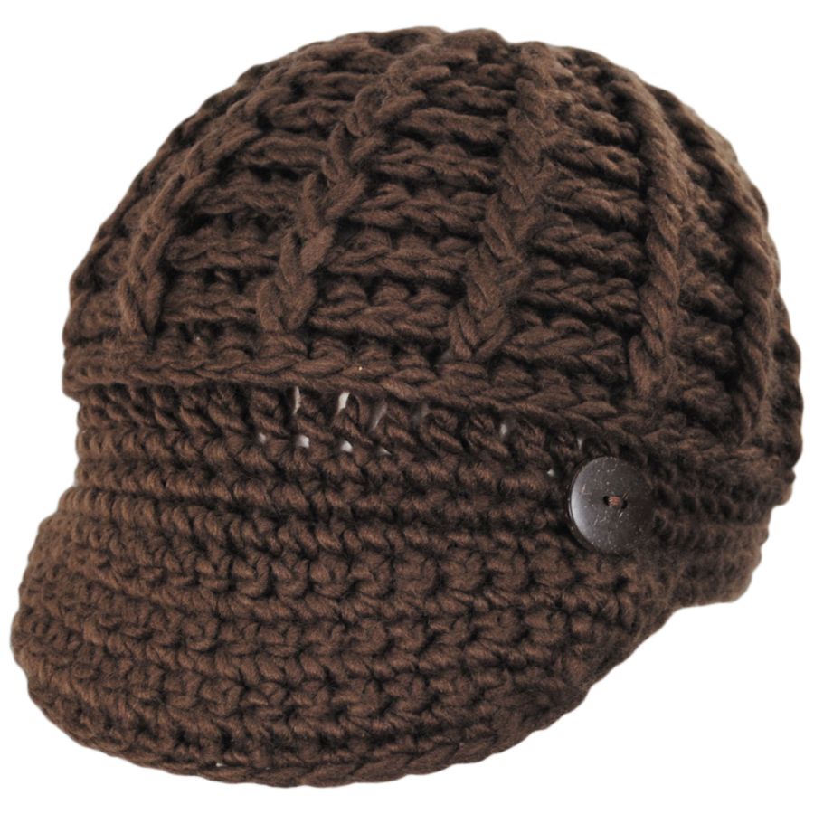 Scala Letizia Chunky Knit Radar Cap Casual Hats