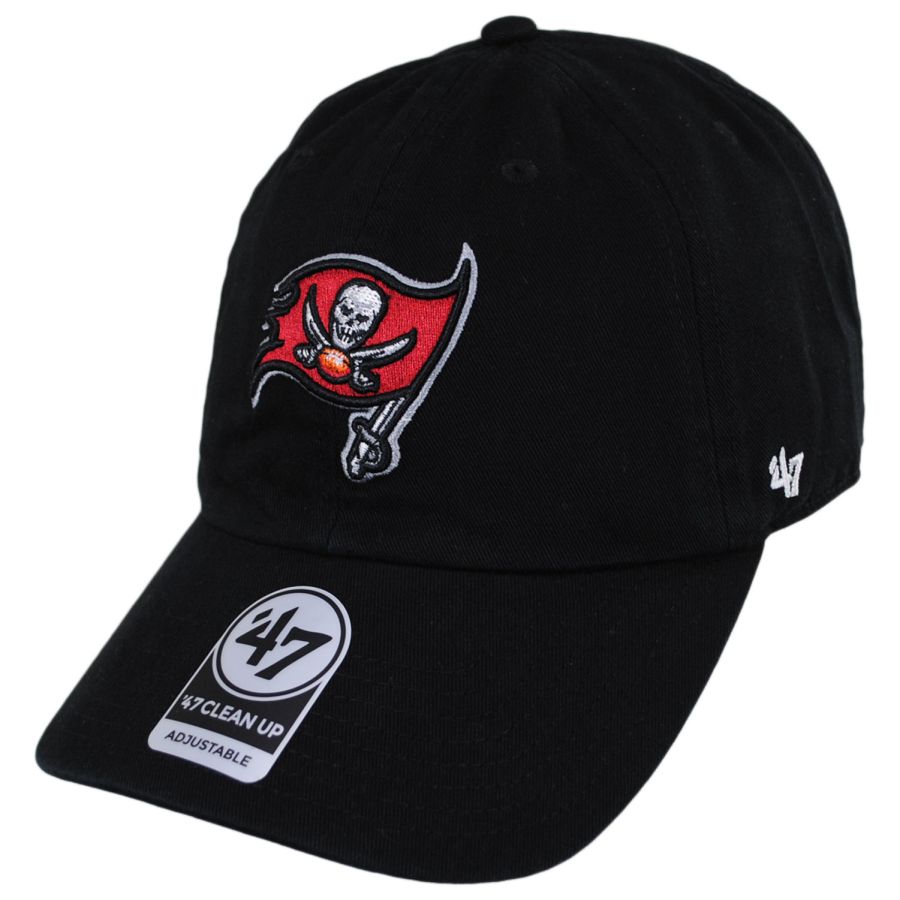 Tampa Bay Buccaneers - Black Clean Up Hat, 47 Brand