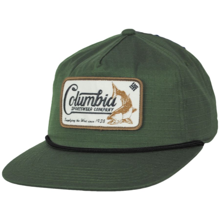 Columbia Sportswear Ratchet Strap 5-Panel Snapback Baseball Cap Snapback  Hats