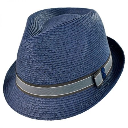 Christys' Crown Series Midtown Fedora Hat Straw Hats
