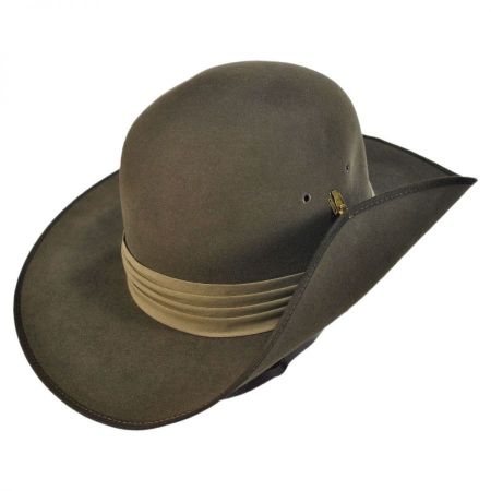 Akubra Aussie Slouch Open Crown Fur Felt Hat