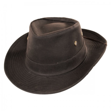 Hills Hats of New Zealand The McKenzie Waxed Cotton Outback Hat