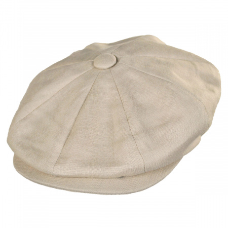 Jaxon Hats Linen and Cotton Newsboy Cap