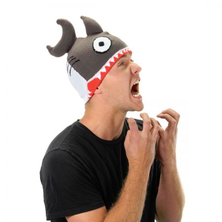 Elope Shark Attack Knit Beanie Hat