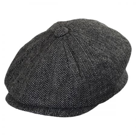 Jaxon Hats Kids' Herringbone Wool Blend Newsboy Cap