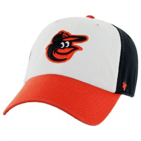 47 Brand Baltimore Orioles MLB Clean Up Strapback Baseball Cap Dad Hat