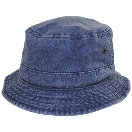 Village Hat Shop VHS Cotton Bucket Hat - Navy Blue