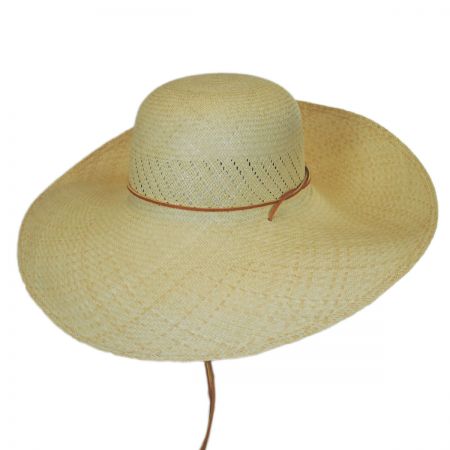 Panama Straw Wide Brim Hat
