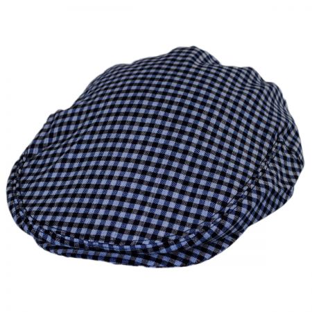 Baskerville Hat Company George Wool Gingham Ivy Cap