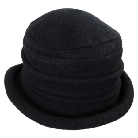 Scala Packable Wool Cloche Hat