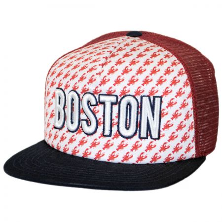 Boston Grub Trucker Snapback Baseball Cap
