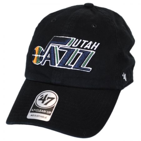 47 Brand Utah Jazz NBA Clean Up Strapback Baseball Cap Dad Hat