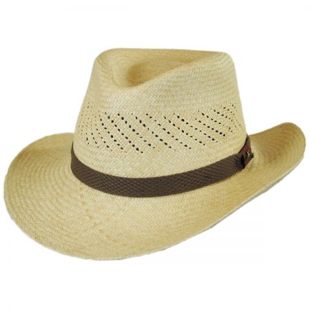 Tommy Bahama Vent Grade 8 Panama Straw Outback Hat