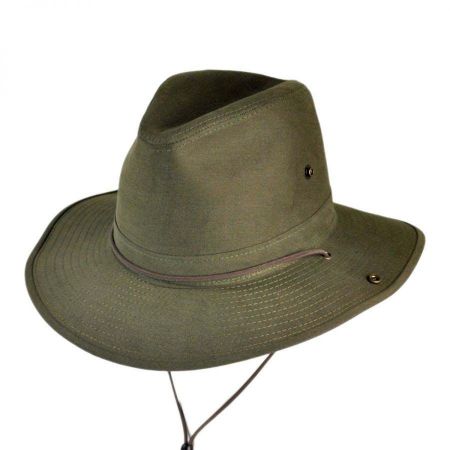 Henschel Cotton Twill Aussie Fedora Hat