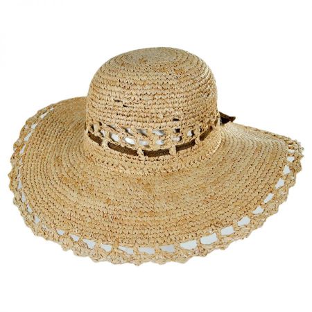Conner Amy Crochet Raffia Straw Sun Hat