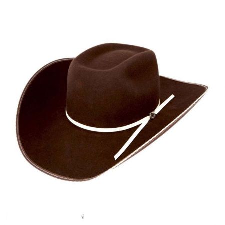 Resistol Tuff Hedeman Collection Snake Eyes Wool Felt Western Hat