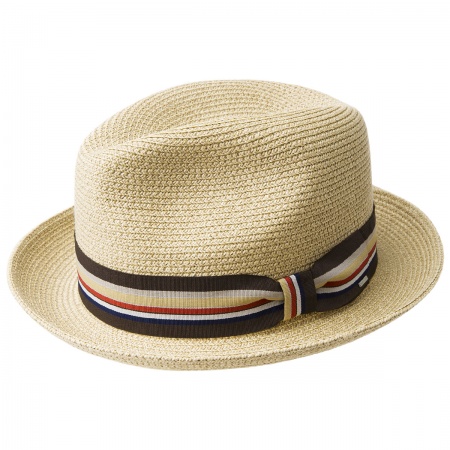 Bailey Salem Braided Toyo Straw Fedora Hat