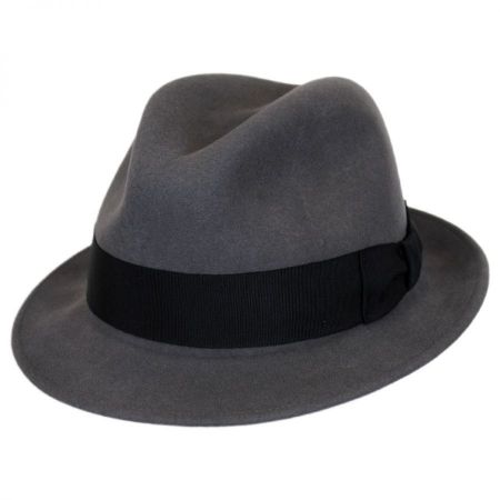 The Hat Shop Hand Made 100% Wool Felt Trilby Hat