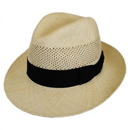 Bailey Groff Vent Panama Straw Fedora Hat Panama Hats