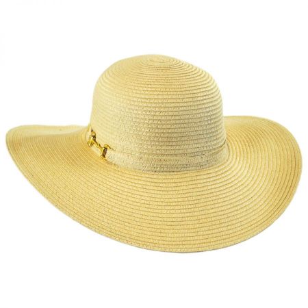 Betmar Selena Toyo Straw Floppy Sun Hat