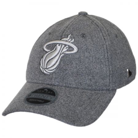 New Era Miami Heat NBA 'Cashmere' 9Twenty Strapback Baseball Cap Dad Hat