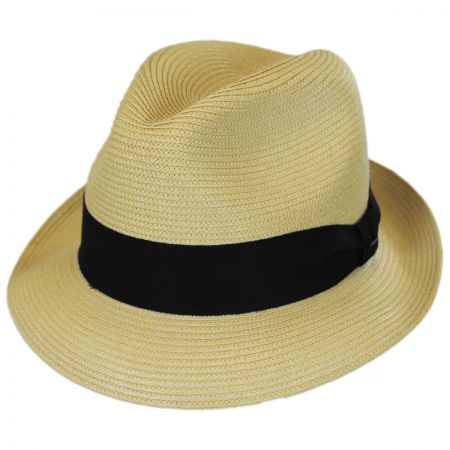 Bailey Craig Polybraid Straw Fedora Hat