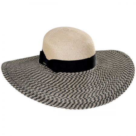 Karen Keith Resort Straw Swinger Wide Brim Hat