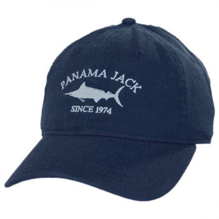 Panama Jack Marlin Strapback Baseball Cap Dad Hat