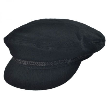 Brixton Hats Herringbone Cotton Fiddler Cap