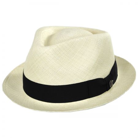 Boston Panama Straw Trilby Fedora Hat alternate view 17