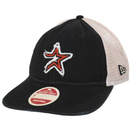 New Era Houston Astros 2000 Strapback Trucker Baseball Cap