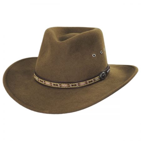 Stetson Kimmel Crushable Wool Felt Outback Hat