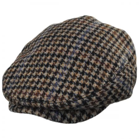 Baskerville Hat Company Barnabas Wool Houndstooth Ivy Cap