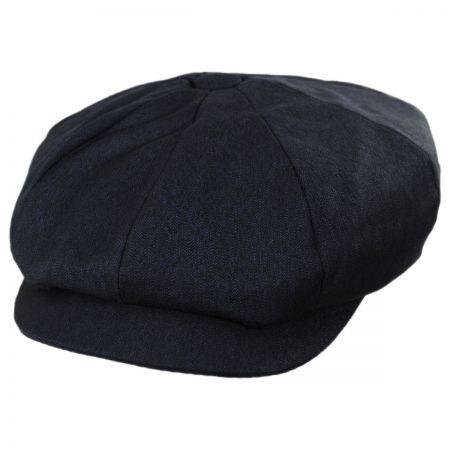 Baskerville Hat Company Fitzroy Wool Chevron Newsboy Cap