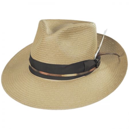 Biltmore Slicker Handwoven Shantung Fedora Hat