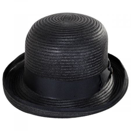 Bigalli Kanye Toyo Straw Bowler Hat