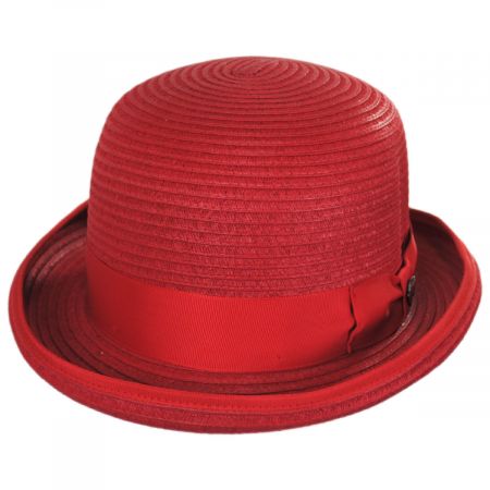 Bigalli Kanye Toyo Straw Bowler Hat